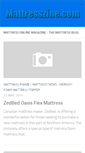 Mobile Screenshot of mattresszine.com